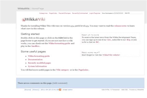 WikkaWiki Hosting .